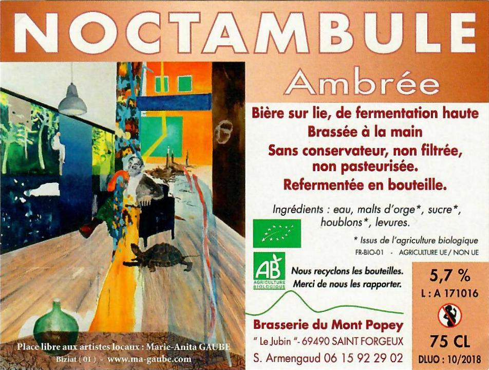 Etiquette BRASSERIE DU MONT POPEY 12