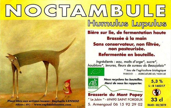 Etiquette BRASSERIE DU MONT POPEY 15