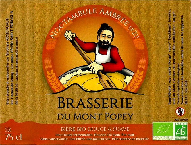 Etiquette BRASSERIE DU MONT POPEY 17