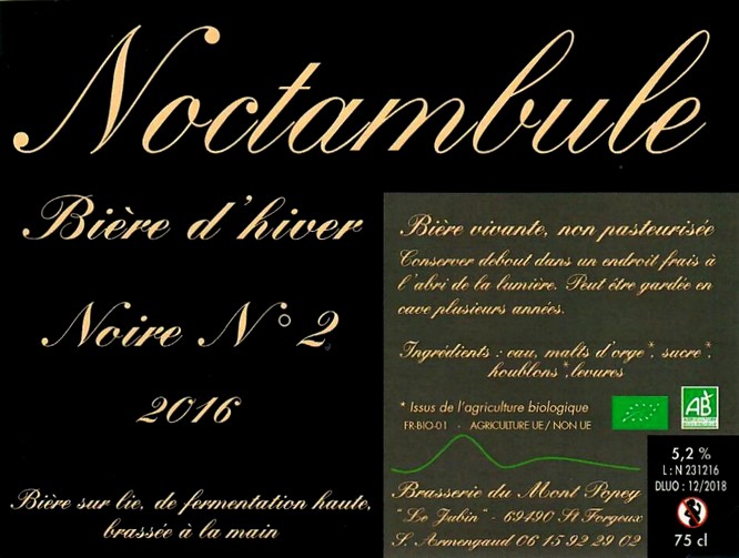 Etiquette BRASSERIE DU MONT POPEY 26