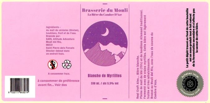 Etiquette BRASSERIE DU MOULI 05