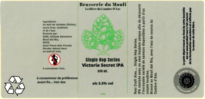 Etiquette BRASSERIE DU MOULI 06