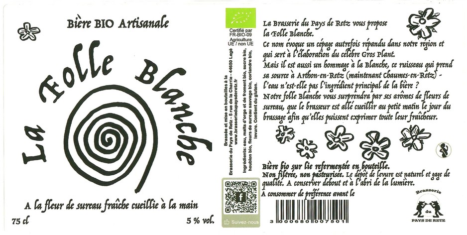 Etiquette BRASSERIE DU PAYS DE RETZ 26