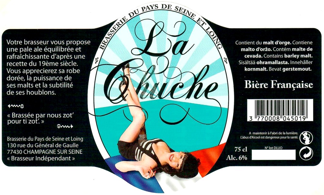 Etiquette BRASSERIE DU PAYS DE SEINE ET LOING 01