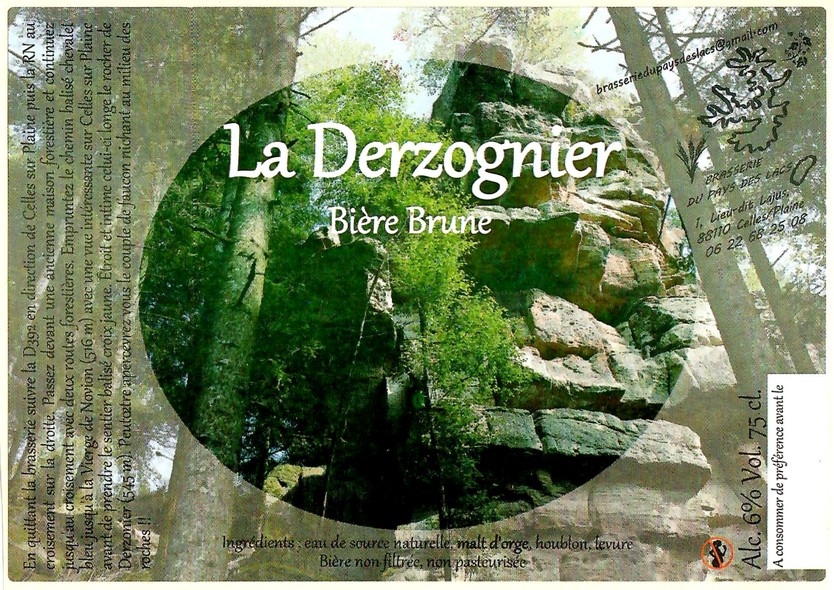 Etiquette BRASSERIE DU PAYS DES LACS 08