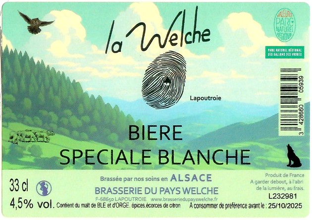 Etiquette BRASSERIE DU PAYS WELCHE 14