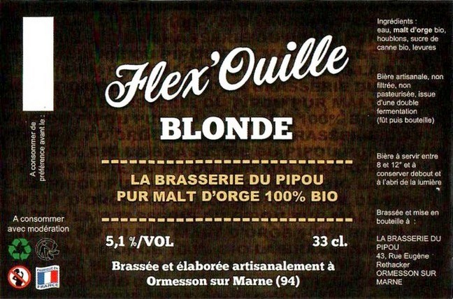 Etiquette BRASSERIE DU PIPOU 04