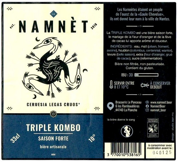 Etiquette BRASSERIE DU PONCEAU 09