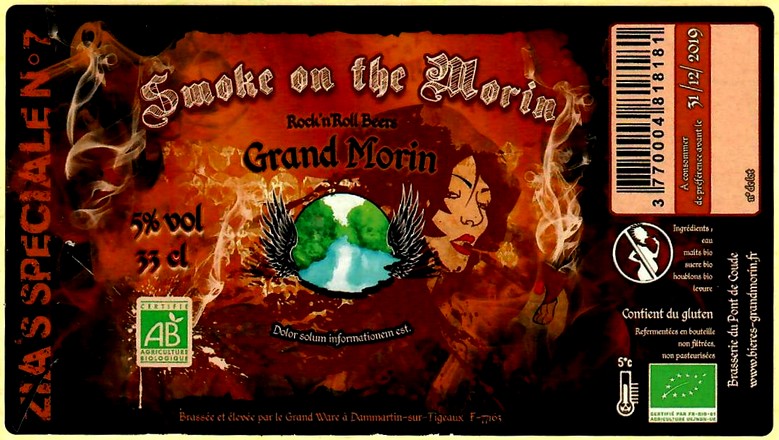 Etiquette BRASSERIE DU PONT DE COUDE 02