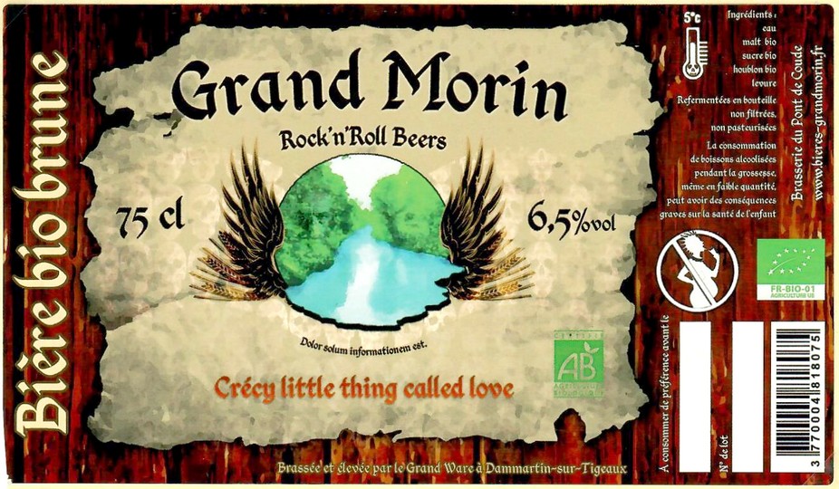 Etiquette BRASSERIE DU PONT DE COUDE 34