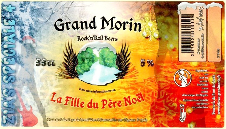 Etiquette BRASSERIE DU PONT DE COUDE 38