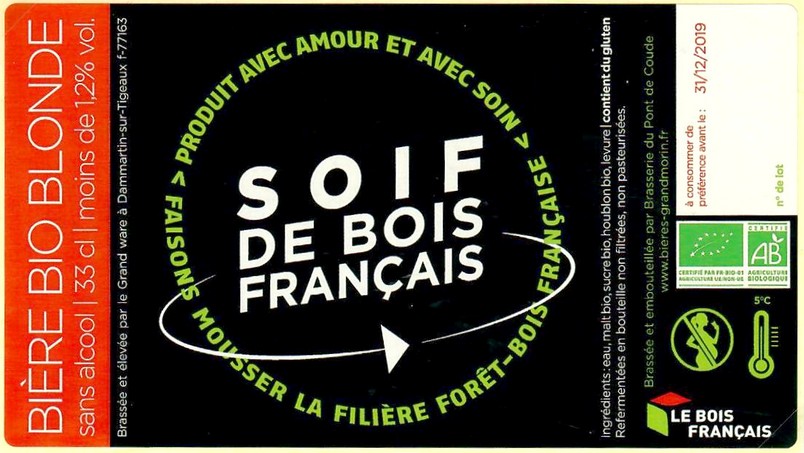 Etiquette BRASSERIE DU PONT DE COUDE 45