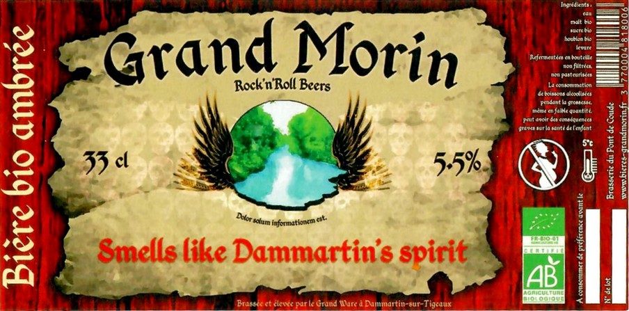 Etiquette BRASSERIE DU PONT DE COUDE 46