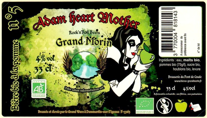 Etiquette BRASSERIE DU PONT DE COUDE 59