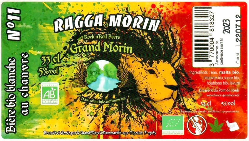 Etiquette BRASSERIE DU PONT DE COUDE 72