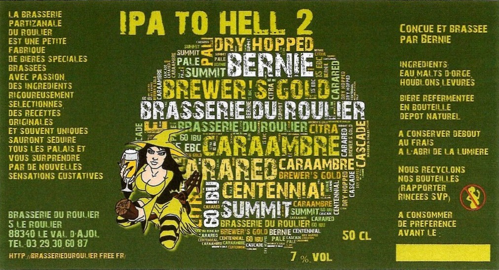 Etiquette BRASSERIE DU ROULIER 03