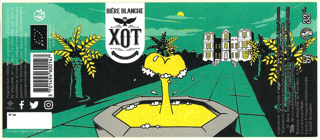 Etiquette BRASSERIE DU ROUSSILLON 11