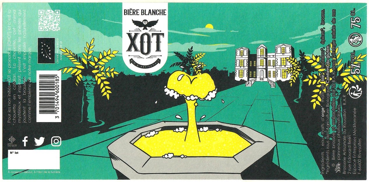 Etiquette BRASSERIE DU ROUSSILLON 15