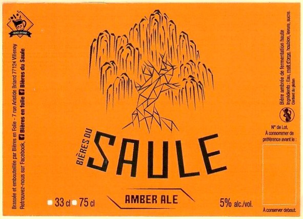 Etiquette BRASSERIE DU SAULE 01