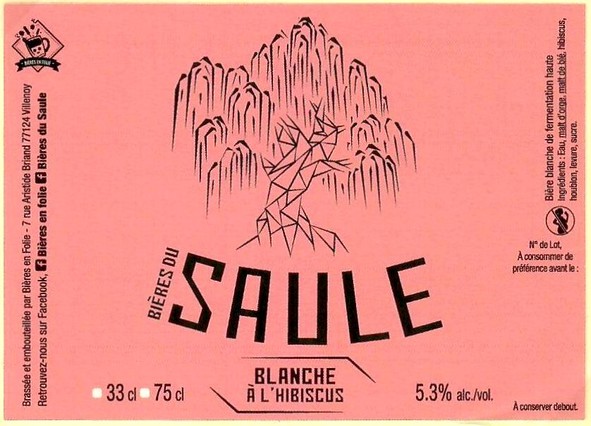 Etiquette BRASSERIE DU SAULE 02