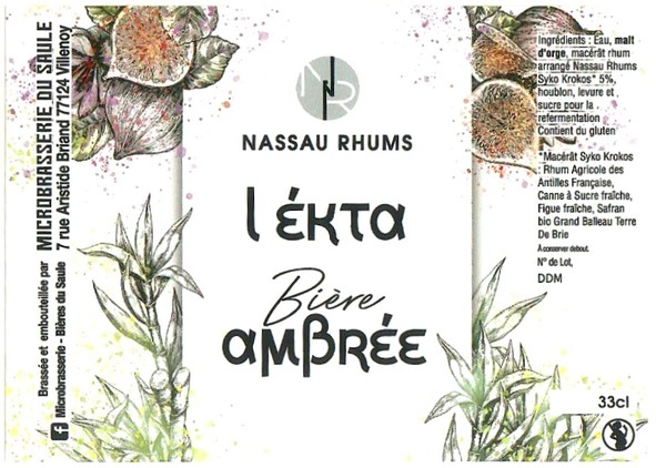 Etiquette BRASSERIE DU SAULE 13