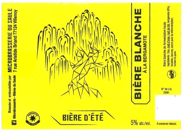 Etiquette BRASSERIE DU SAULE 14