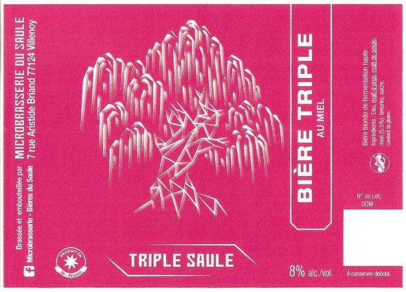 Etiquette BRASSERIE DU SAULE 23