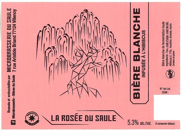 Etiquette BRASSERIE DU SAULE 36