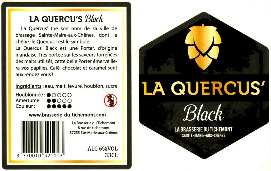 etiquette BRASSERIE DU TICHEMONT 12