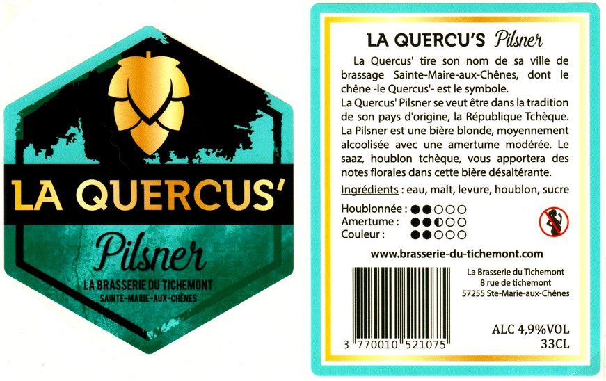 etiquette BRASSERIE DU TICHEMONT 13