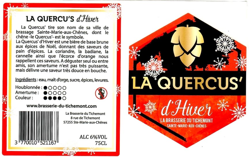 Etiquette BRASSERIE DU TICHEMONT 23