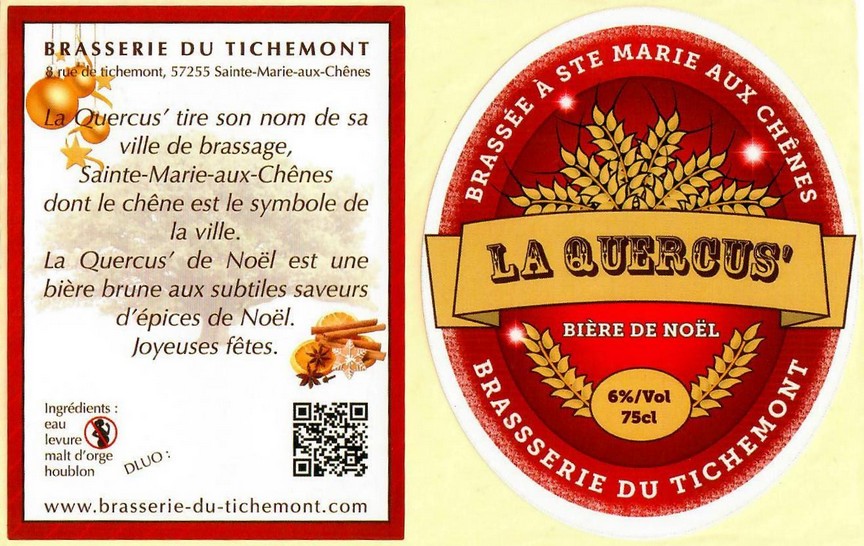 Etiquette BRASSERIE DU TICHEMONT 27