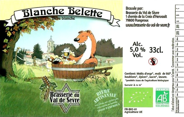 Etiquette BRASSERIE DU VAL DE SEVRE 11