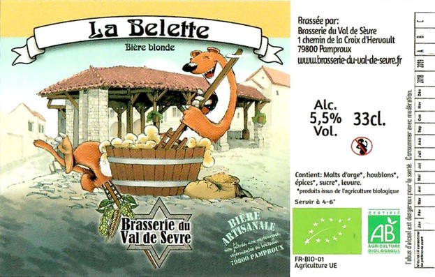 Etiquette BRASSERIE DU VAL DE SEVRE 12