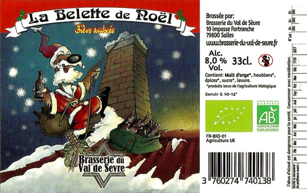 Etiquette BRASSERIE DU VAL DE SEVRE 21