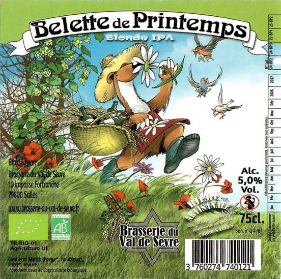 Etiquette BRASSERIE DU VAL DE SEVRE 27