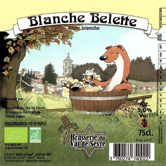 Etiquette BRASSERIE DU VAL DE SEVRE 29