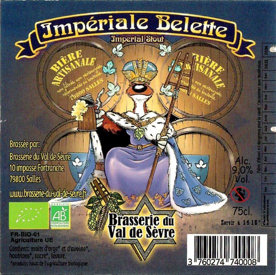 Etiquette BRASSERIE DU VAL DE SEVRE 30