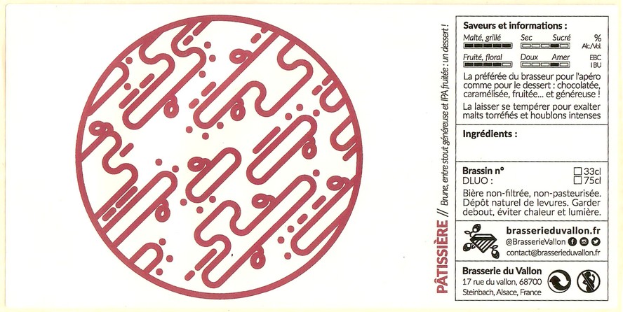 Etiquette BRASSERIE DU VALLON 07