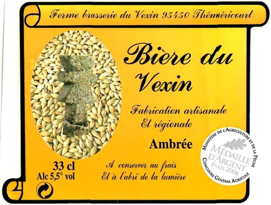 Etiquette BRASSERIE DU VEXIN 14