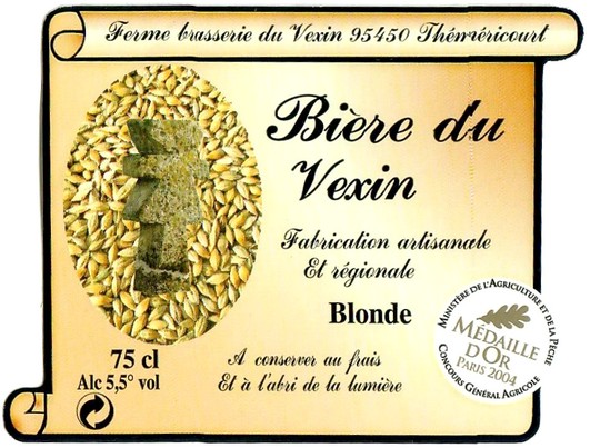 Etiquette BRASSERIE DU VEXIN 22