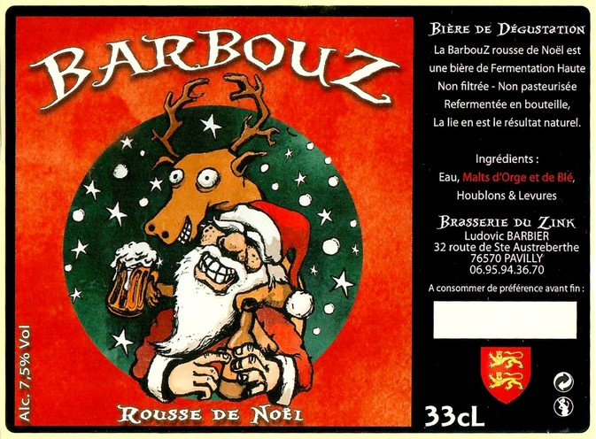 Etiquette BRASSERIE DU ZINK 03