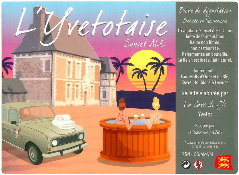 Etiquette BRASSERIE DU ZINK 12