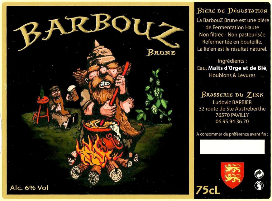 Etiquette BRASSERIE DU ZINK 14