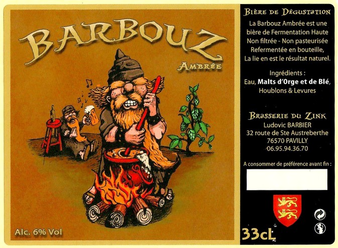 Etiquette BRASSERIE DU ZINK 15