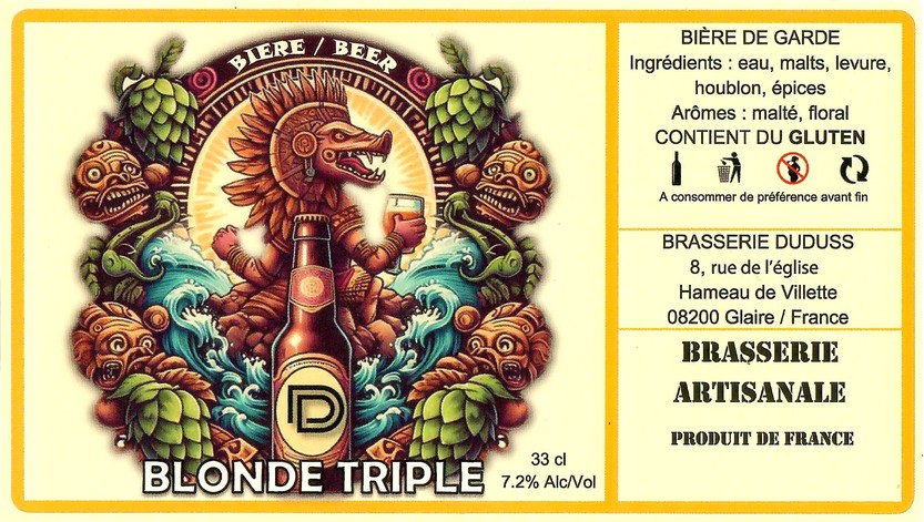 Etiquette BRASSERIE DUDUSS 09