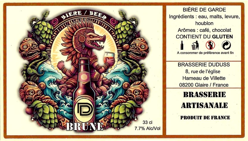 Etiquette BRASSERIE DUDUSS 10