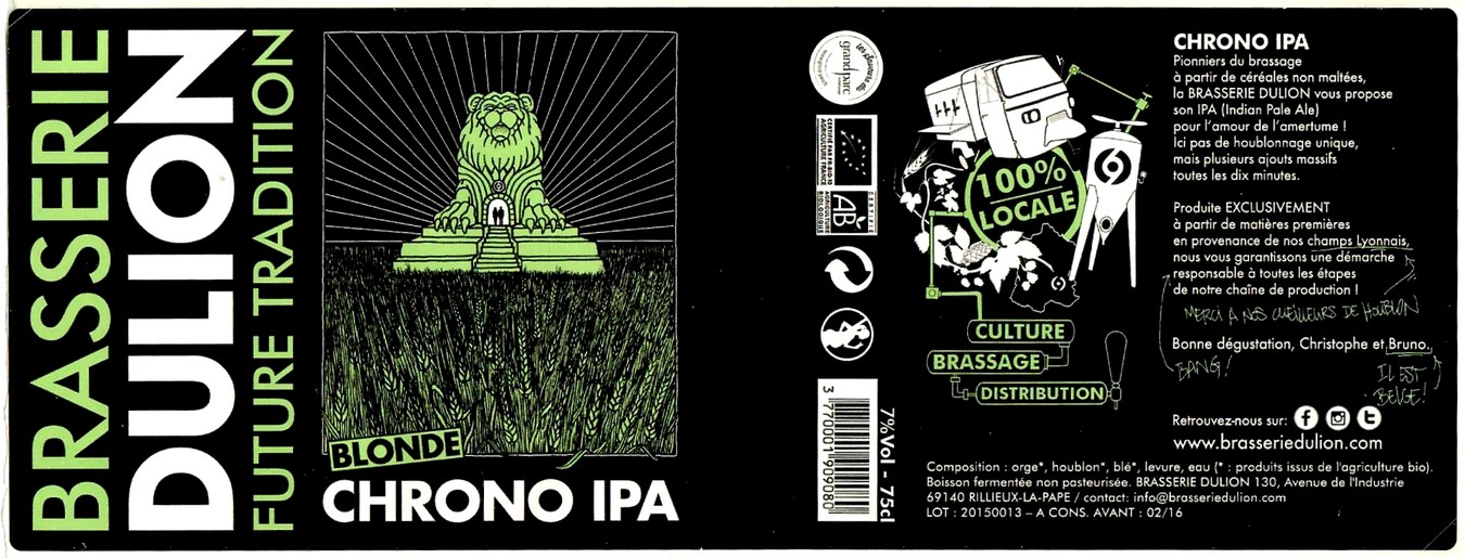 etiquette BRASSERIE DULION 06