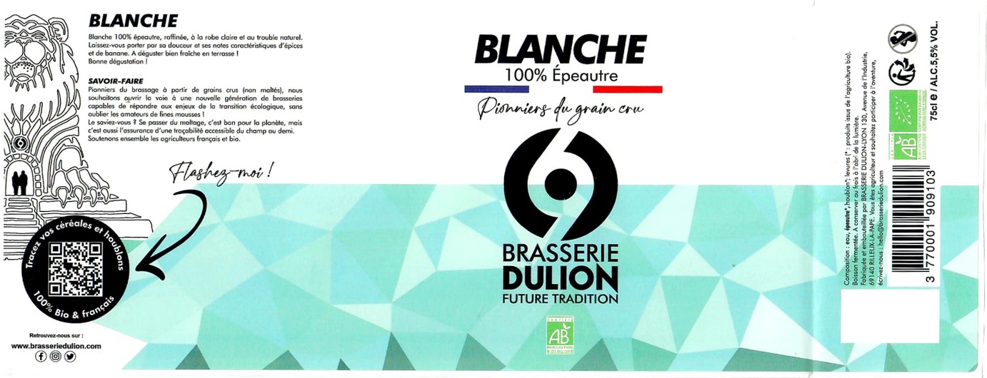 Etiquette BRASSERIE DULION 16