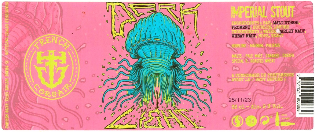 Etiquette BRASSERIE EFFET PAPILLON 85